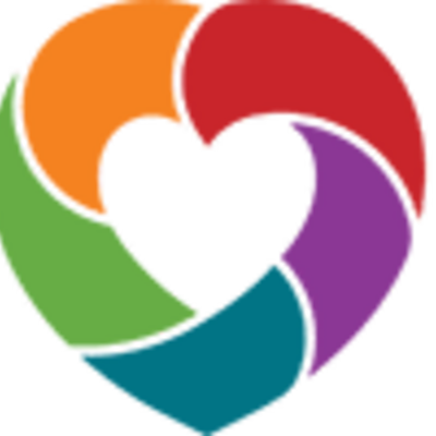 Grafik zeigt buntes Herz, das Logo vom Ärztezentrum ProDoc.