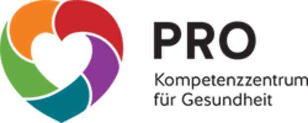 Grafik zeigt buntes Herz, das Logo vom Ärztezentrum ProDoc.